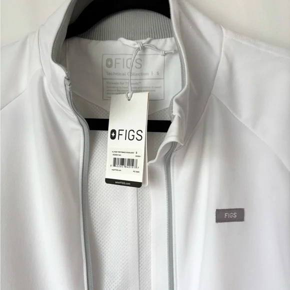 Figs White “Sydney” Scrub Jacket - Picture 4 of 6